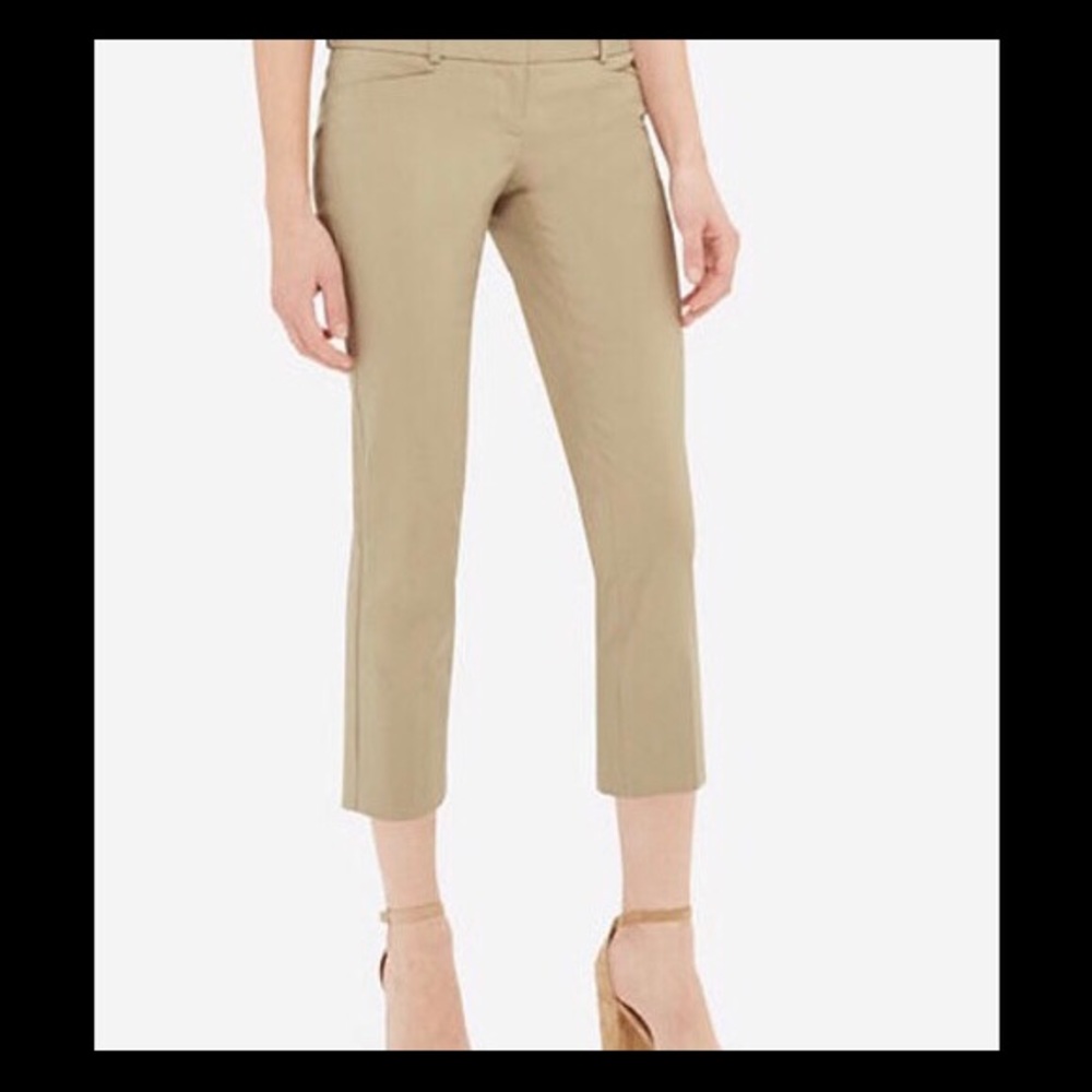 The Limited size10 tan ankle pant